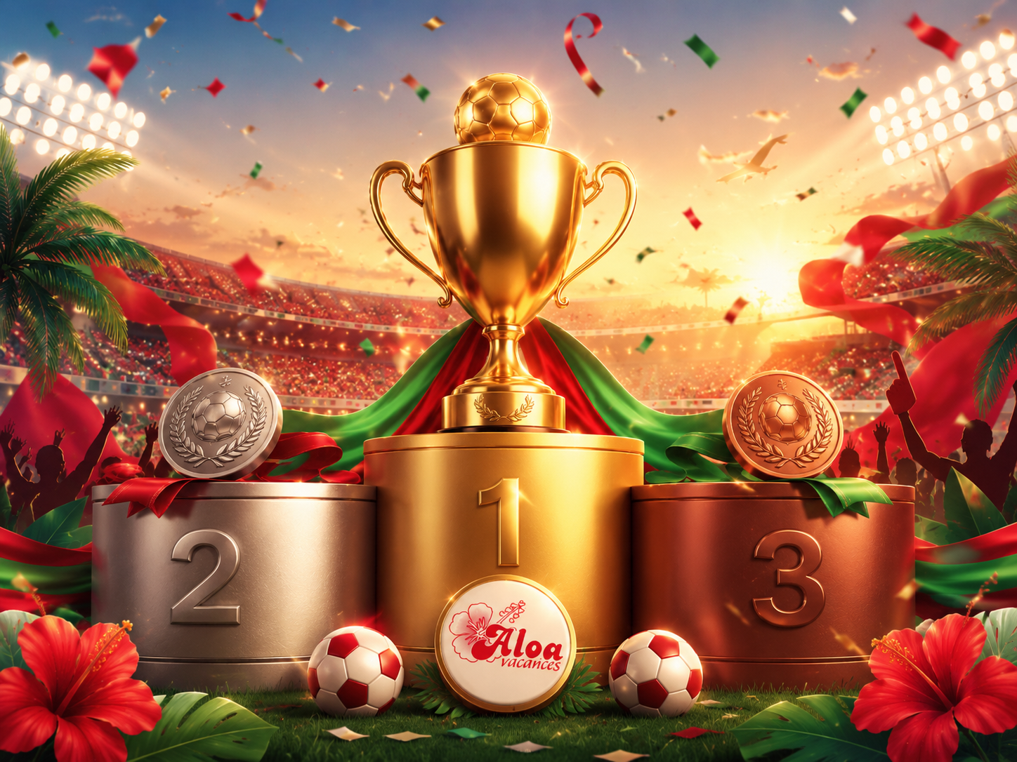 Podium des concours ALOA Vacances